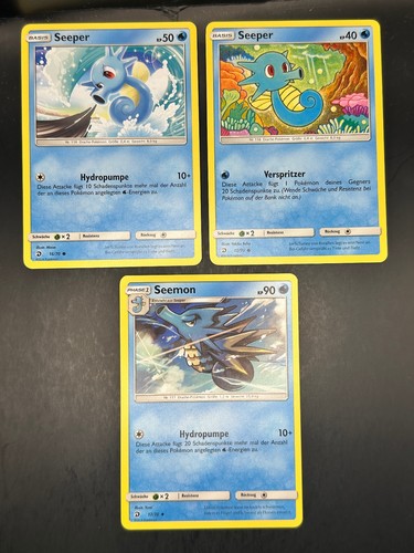Seadra 70 pokemon - 15+16+17/70,